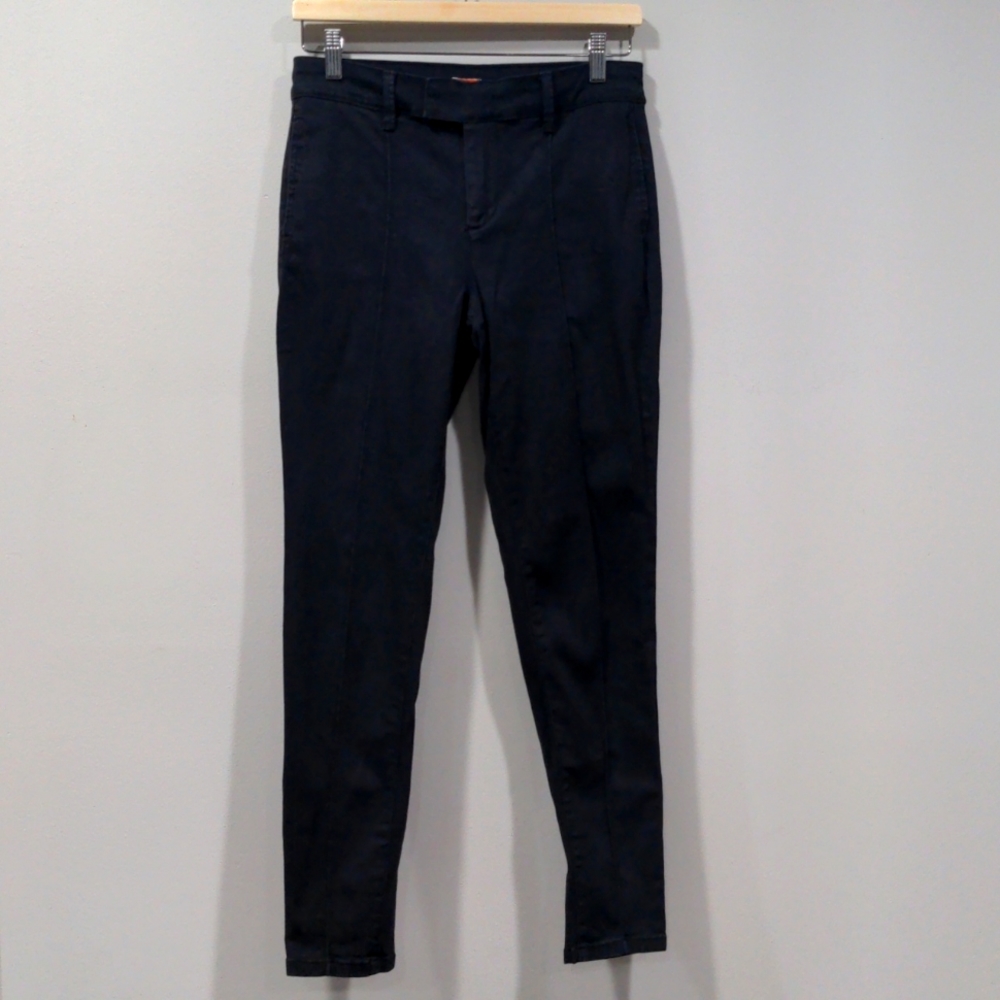 Modcloth Women's Pants Size Medium Black Front Seam Detail Skinny